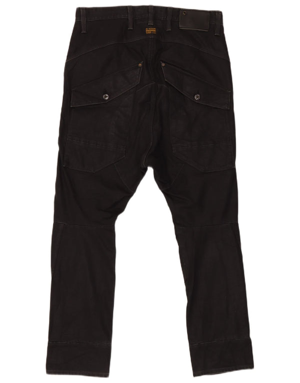 Pantaloni cargo slim da uomo G-Star W33 L32 cotone nero
