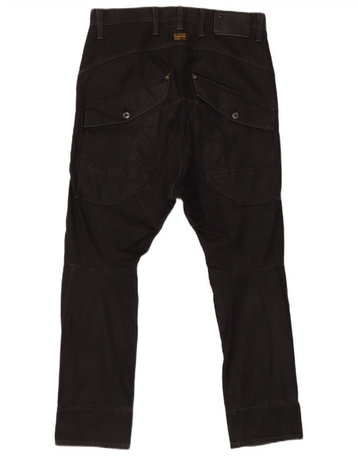 Pantaloni cargo slim da uomo G-Star W33 L32 cotone nero