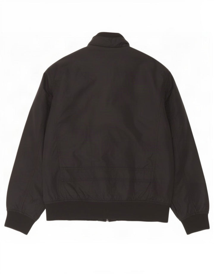 Giacca utility da uomo vintage UK 38 nylon nero medio