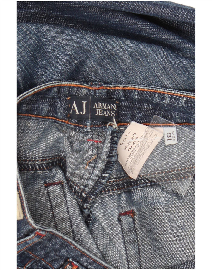 Jeans svasati da donna Armani W31 L32 cotone blu navy