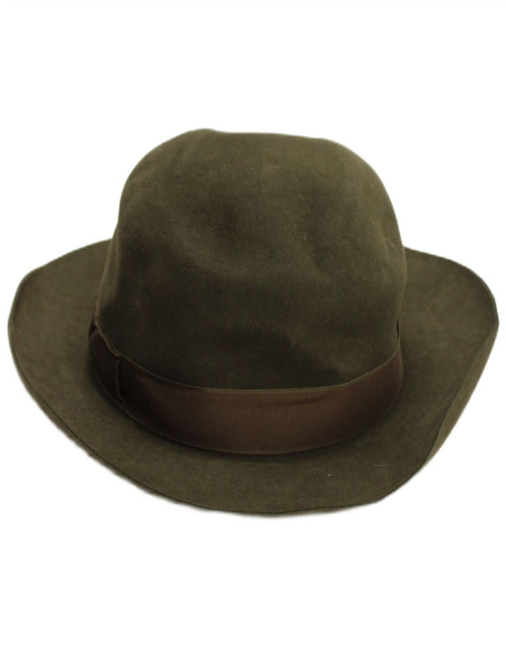 Cappello Fedora da uomo Cervo medio kaki classico