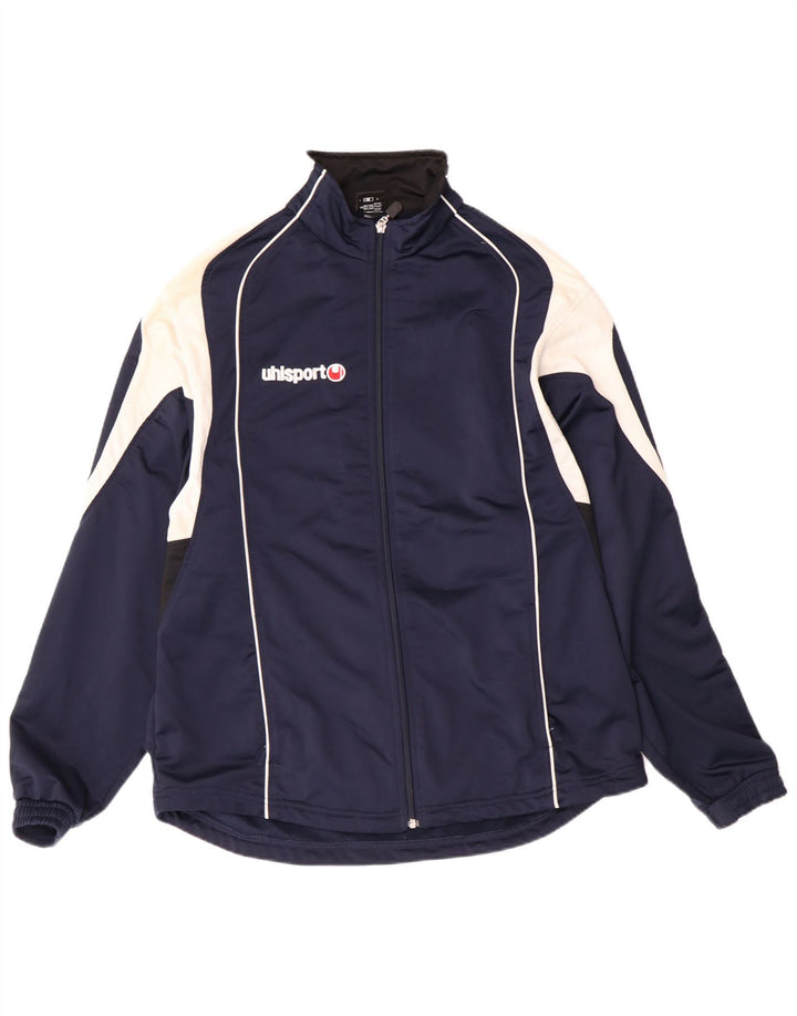 Giacca da tuta da uomo Uhlsport UK 38/40 Poliestere blu navy medio