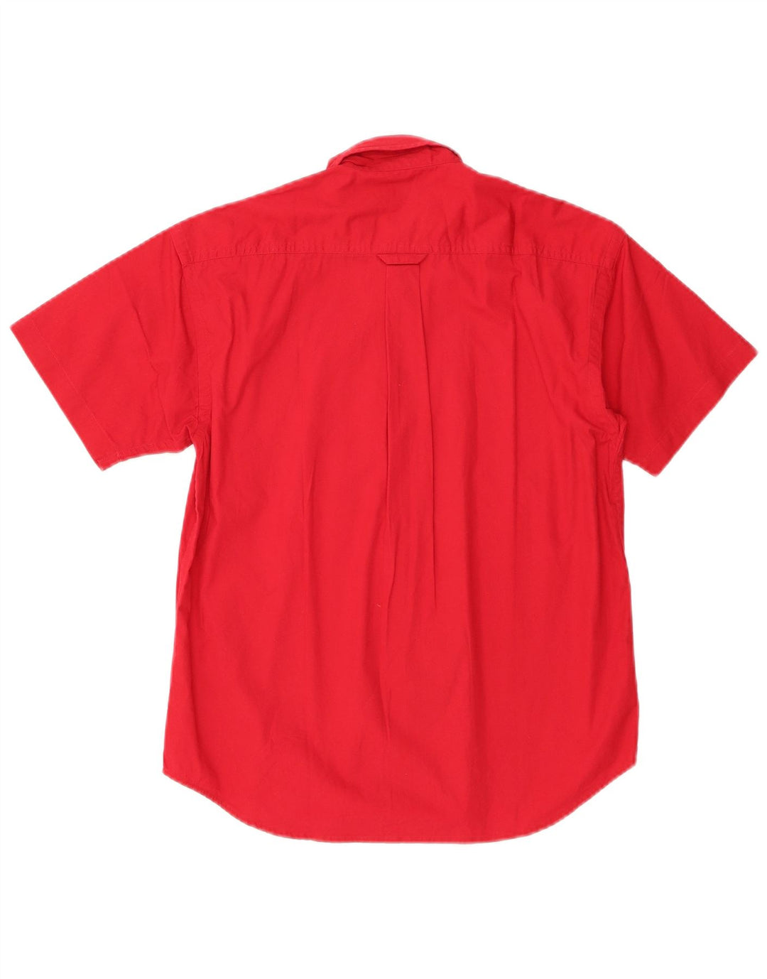 Gant Camicia a Maniche Corte in Popeline Washer per Ragazzi 9-10 Anni Grande in Cotone Rosso