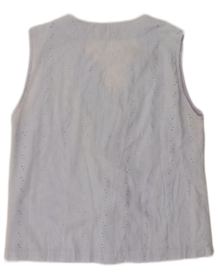 Camicetta senza maniche da donna Creativity UK 14 grande blu