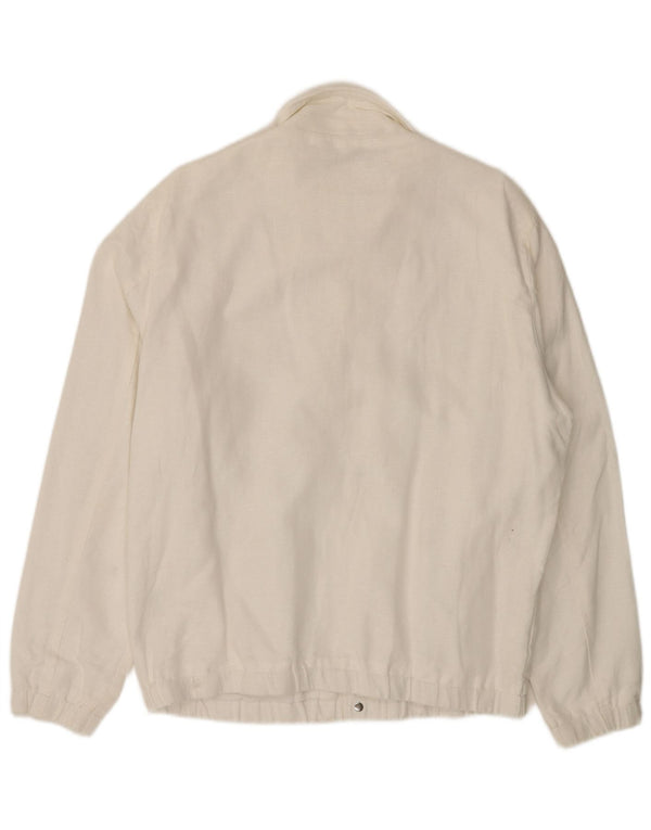 Giubbotto bomber da uomo ZARA UK 38 medio bianco