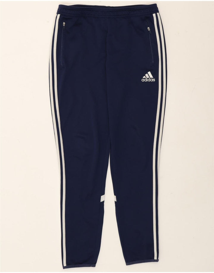 Pantaloni da tuta Adidas Climacool da uomo grandi color block blu navy