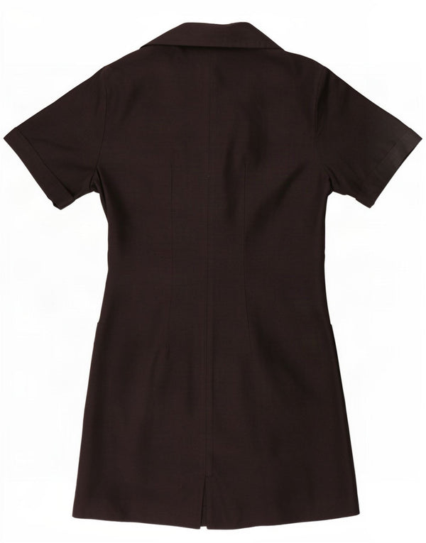 Onyx Womens Shirt Dress UK 10 Small Black Viscose