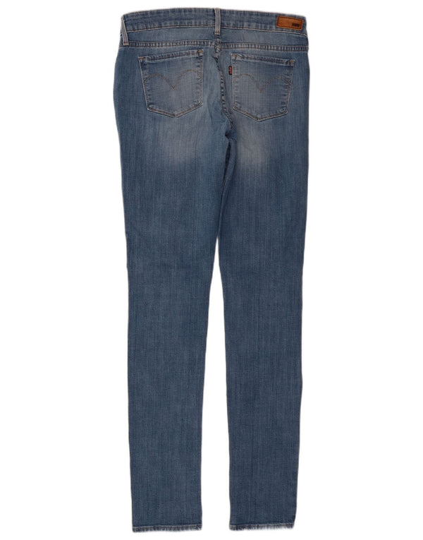 Jeans skinny Levi's da donna con curvatura leggera e vita moderna W30 L34 cotone blu