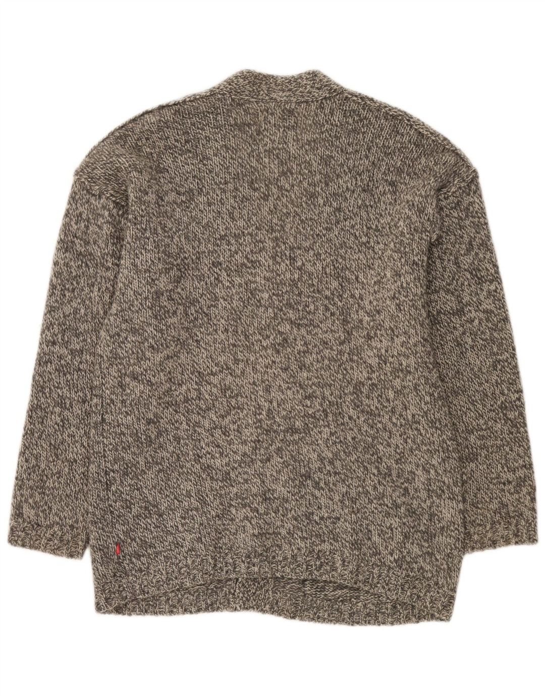 Maglione cardigan da uomo Jackpot grande grigio screziato