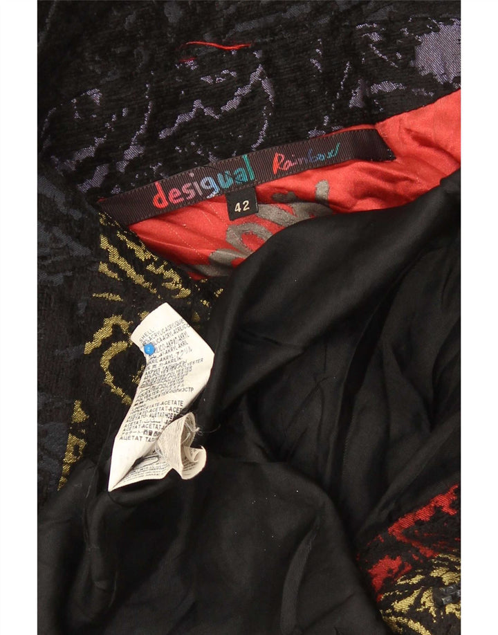 Soprabito da donna Desigual EU 42 grande acrilico Paisley multicolore