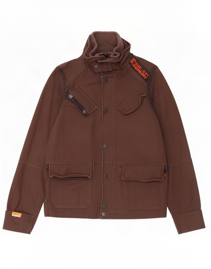 Giacca utility da uomo Superdry UK 40 grande marrone