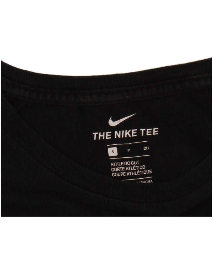 T-shirt grafica NIKE da uomo con taglio atletico, piccola, nera