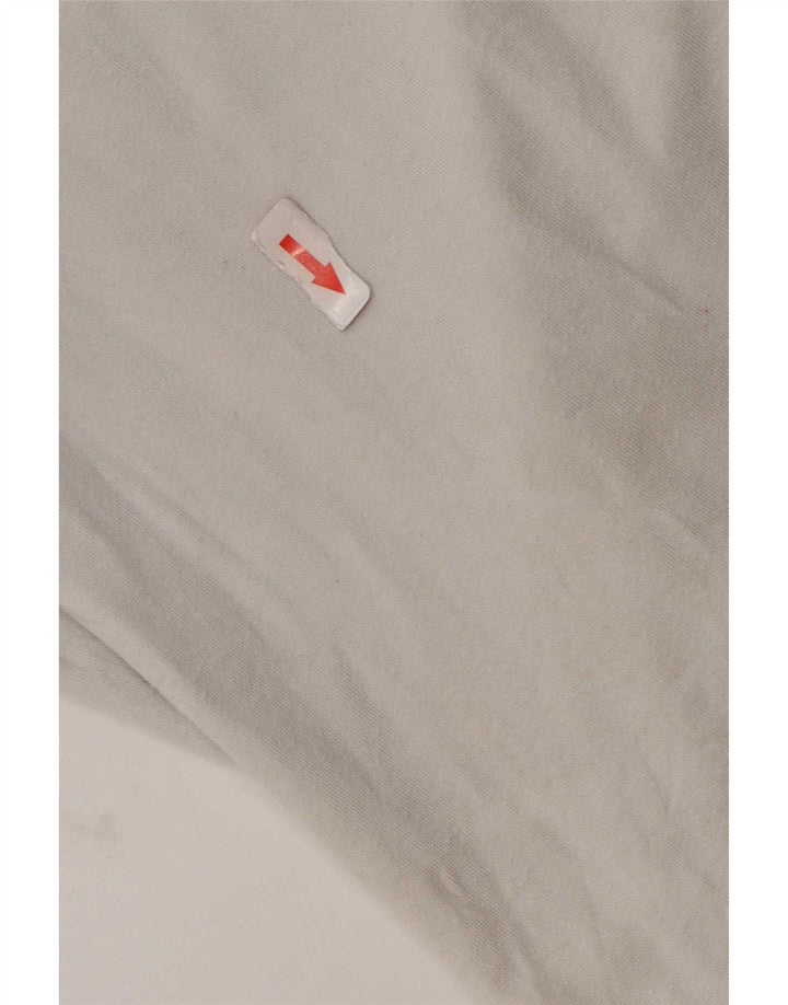 T-shirt grafica da uomo Fat Face Top in cotone bianco medio
