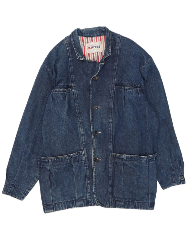 Giacca di jeans vintage da uomo UK 42 XL Blu