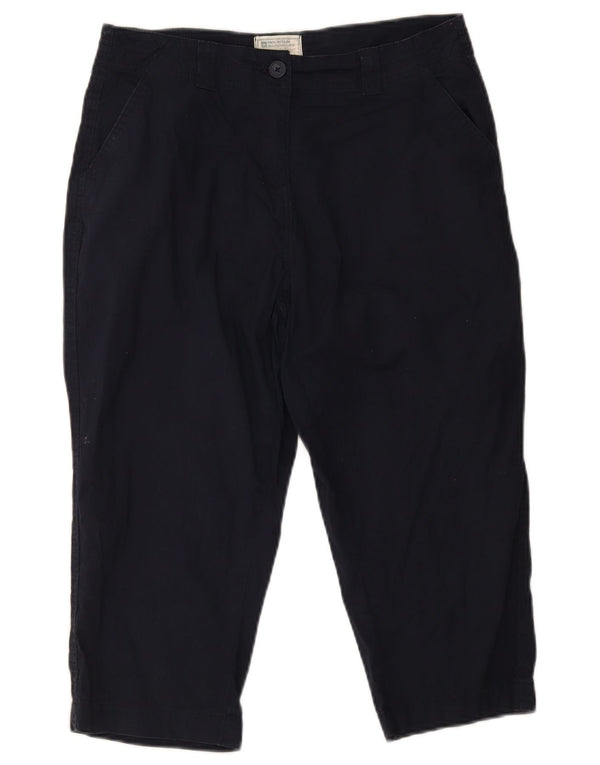 Pantaloni Capri da donna Mountain Warehouse UK 10 Small W30 L18 Blu navy