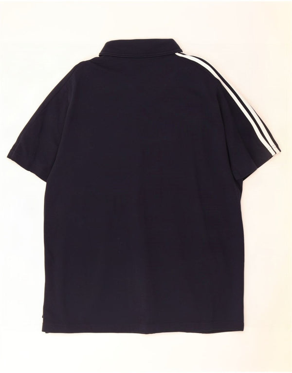 Polo Adidas da uomo 2XL in cotone blu navy