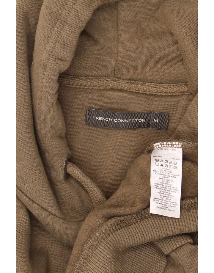 Maglione con cappuccio da uomo French Connection, cotone kaki medio