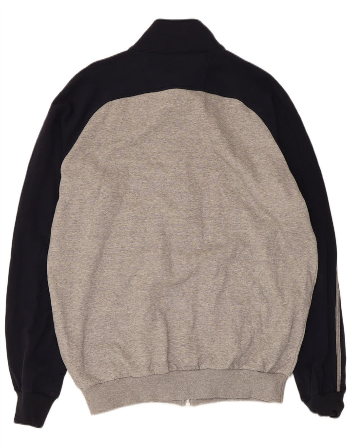 Giacca da tuta da uomo Champion 2XL Cotone color block grigio