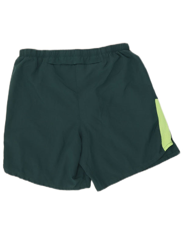 Pantaloncini sportivi Nike Dri Fit Graphic da uomo, grandi, in poliestere color block verde