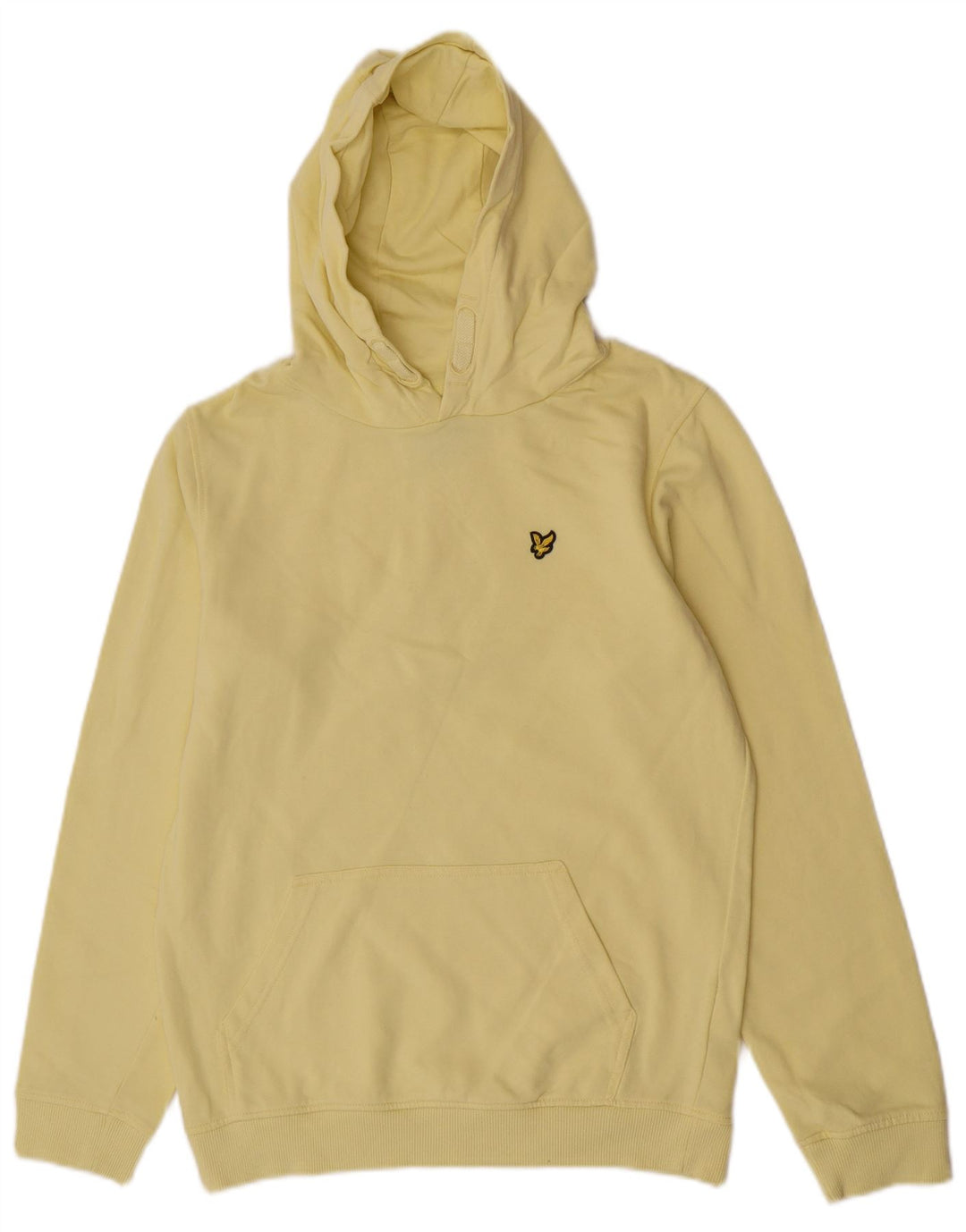 Felpa con cappuccio da bambino Lyle & Scott 14-15 anni in cotone giallo