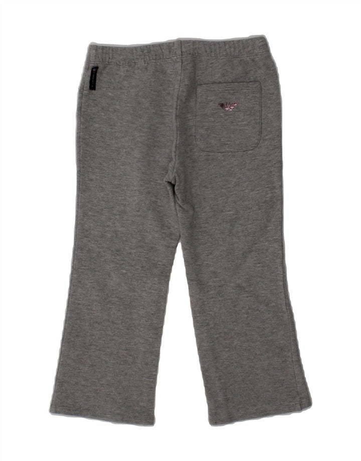 ARMANI JUNIOR Girls Tracksuit Trousers 2-3 Years  Grey Vintage Armani Junior and Second-Hand Armani Junior from Messina Hembry 