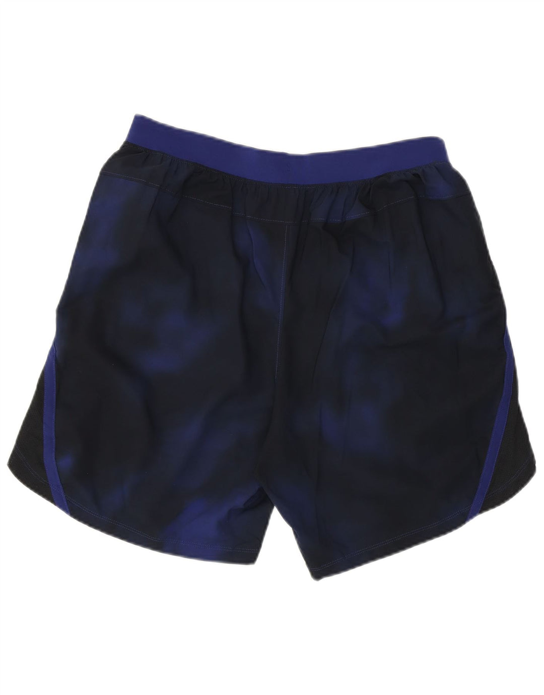 Pantaloncini sportivi da uomo Under Armour grandi in poliestere tie-dye blu navy