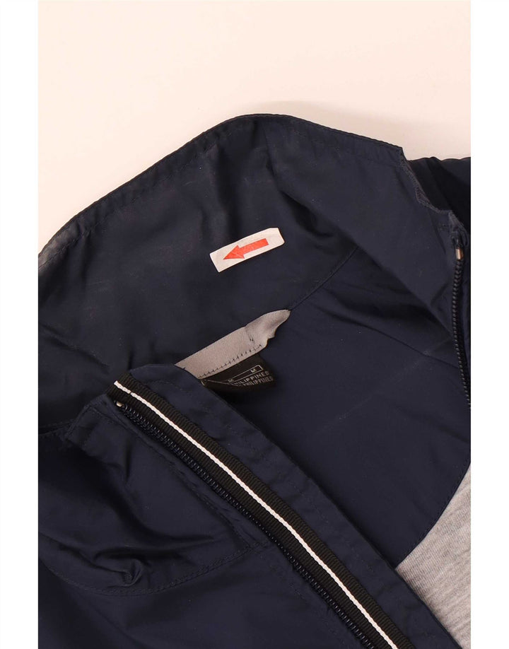 Giacca antipioggia da uomo Nike UK 38 media nylon blu navy