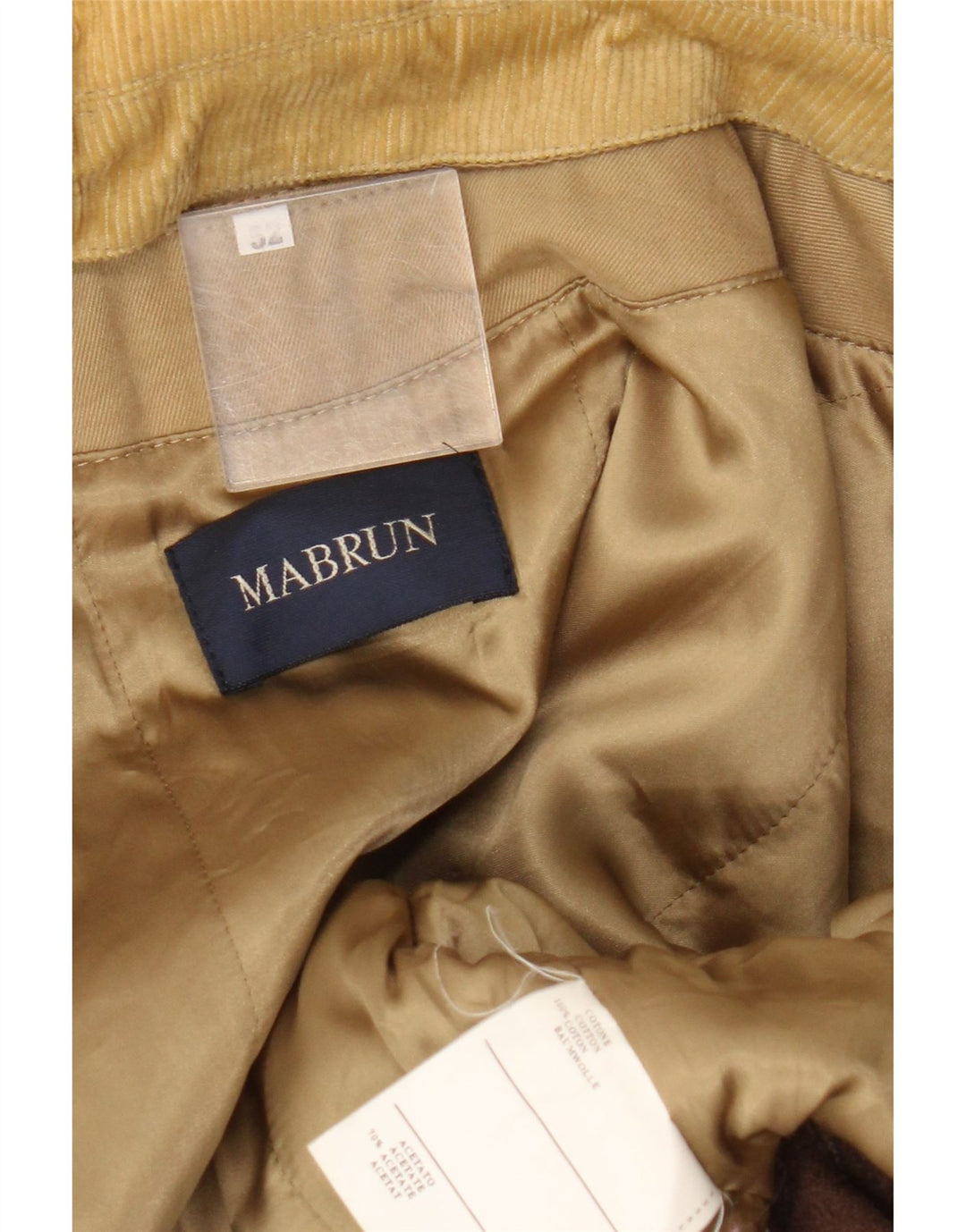 Giacca a vento da uomo Mabrun IT 52 XL Cotone Beige
