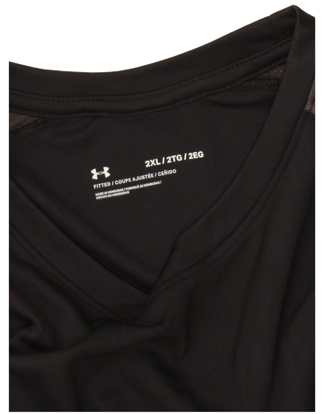 Maglietta aderente da uomo Under Armour 2XL nera