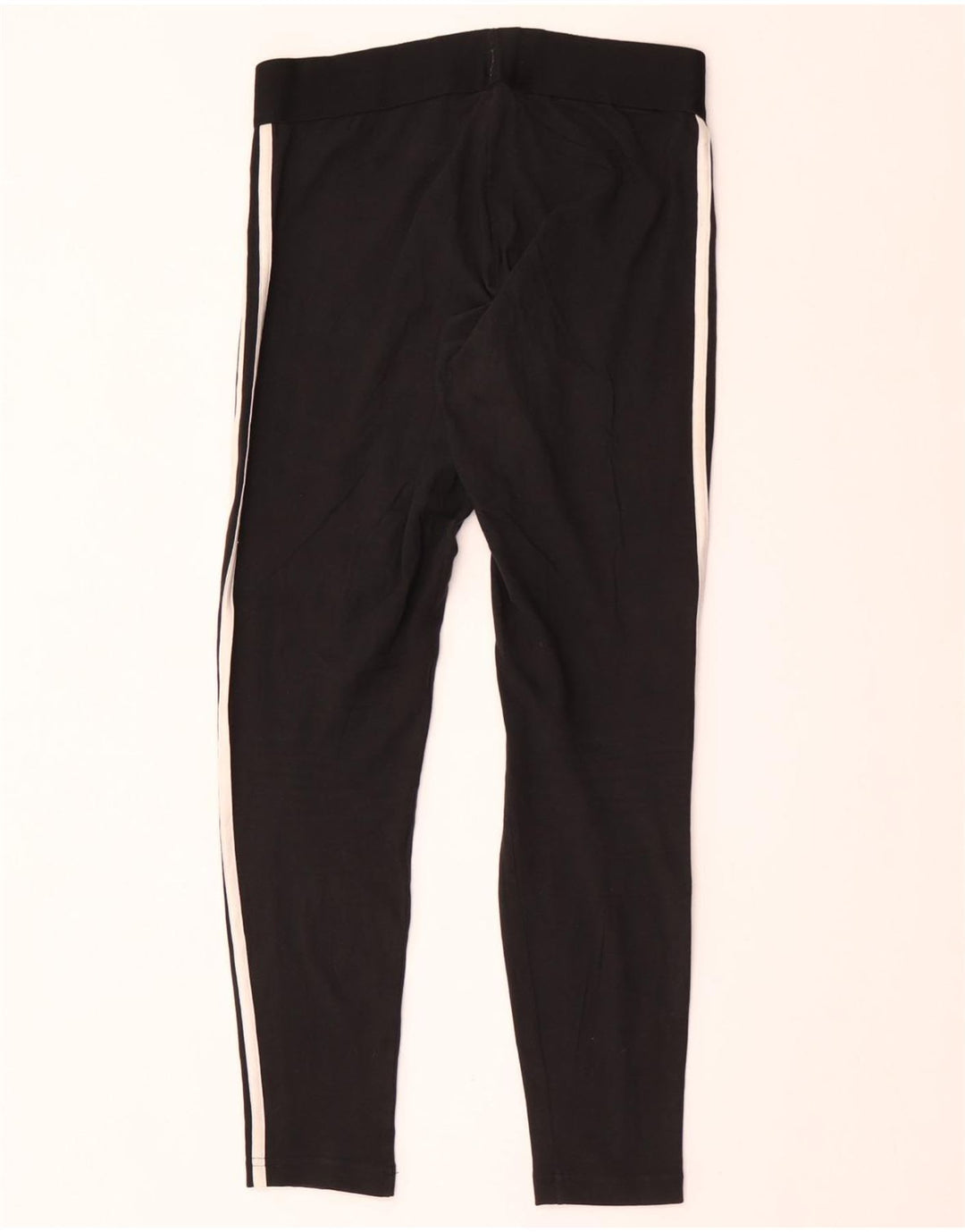 Leggings ADIDAS da donna UK 12/14 Media Nero Cotone
