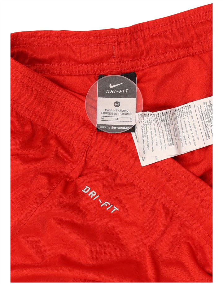 Pantaloncini sportivi Nike Dri Fit da uomo in poliestere rosso medio