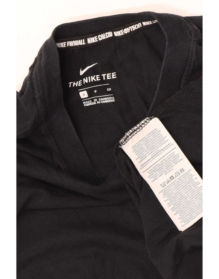T-shirt Nike da uomo Top Small in cotone nero
