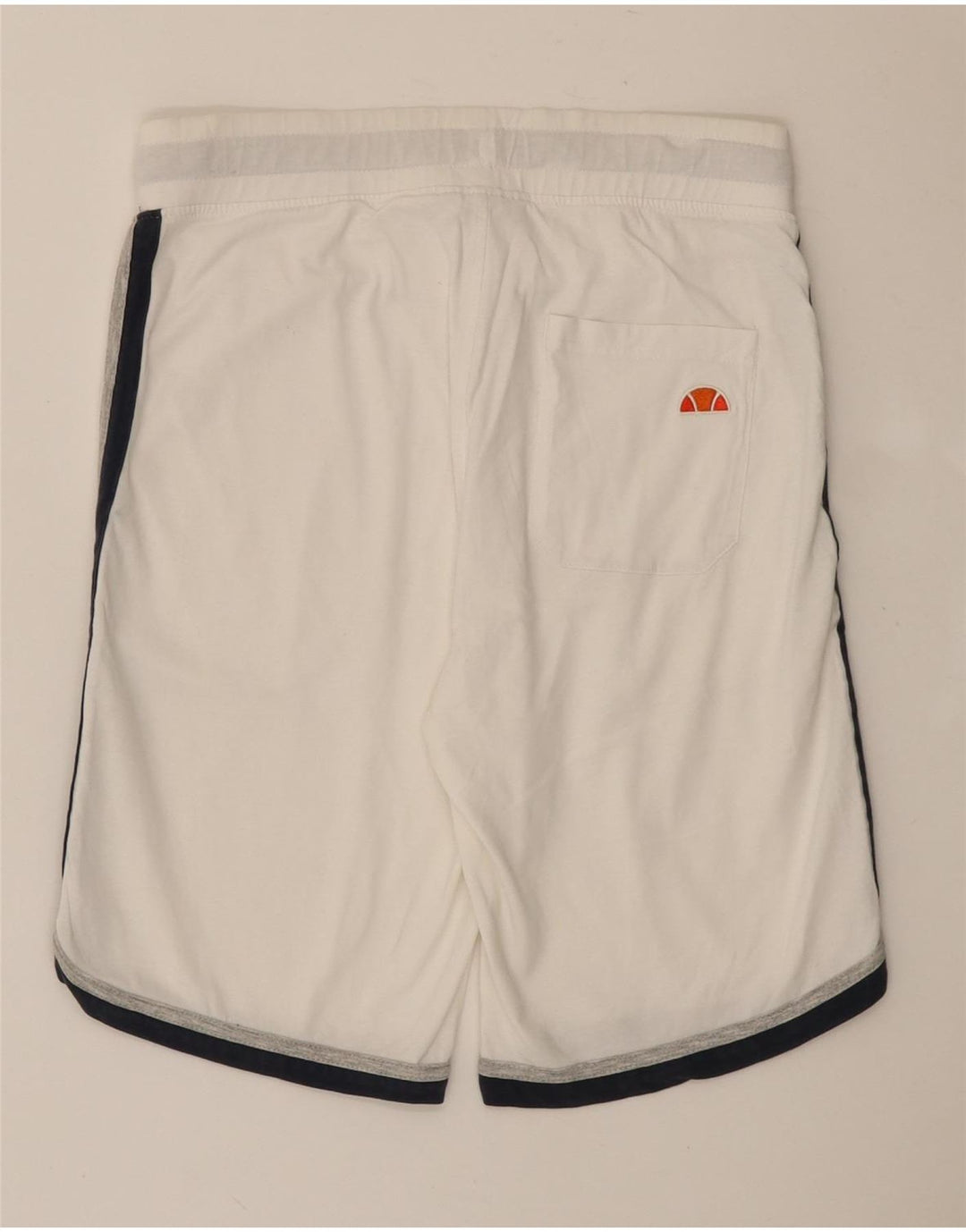Pantaloncini sportivi grafici da uomo Ellesse, cotone color block bianco medio