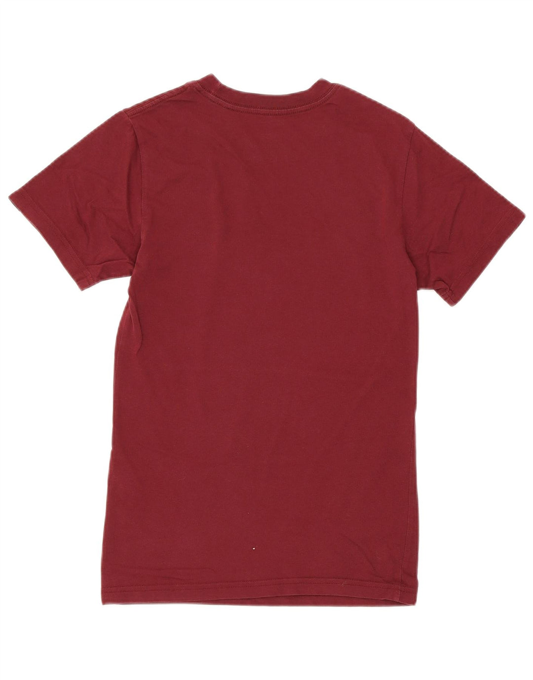 T-shirt grafica da donna con vestibilità classica VANS, taglia UK 6 XS, cotone bordeaux