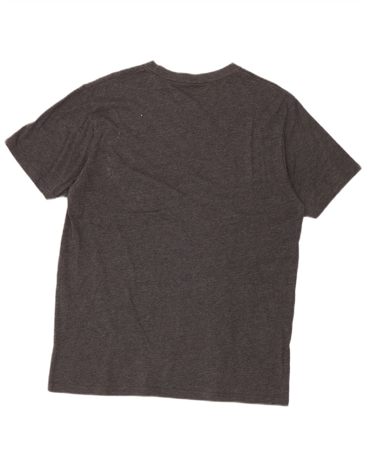 T-shirt grafica da uomo Eddie Bauer in cotone grigio medio
