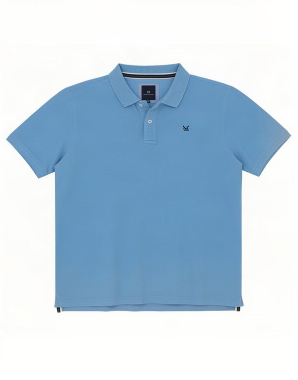 Crew Clothing Polo da uomo XL in cotone blu