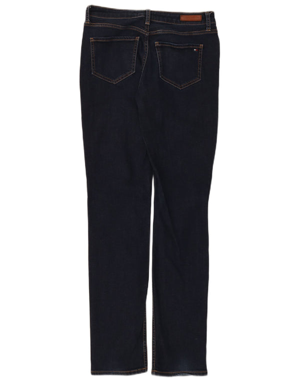 Jeans dritti Roma da donna Tommy Hilfiger W26 L32 cotone blu navy