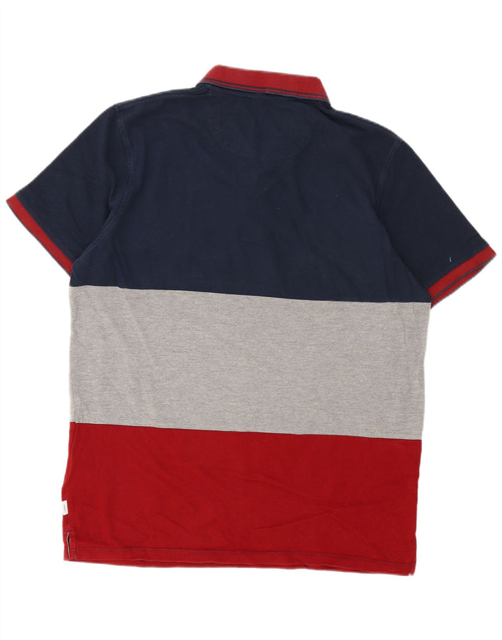 Polo da uomo Jack & Jones XL in cotone color block multicolore