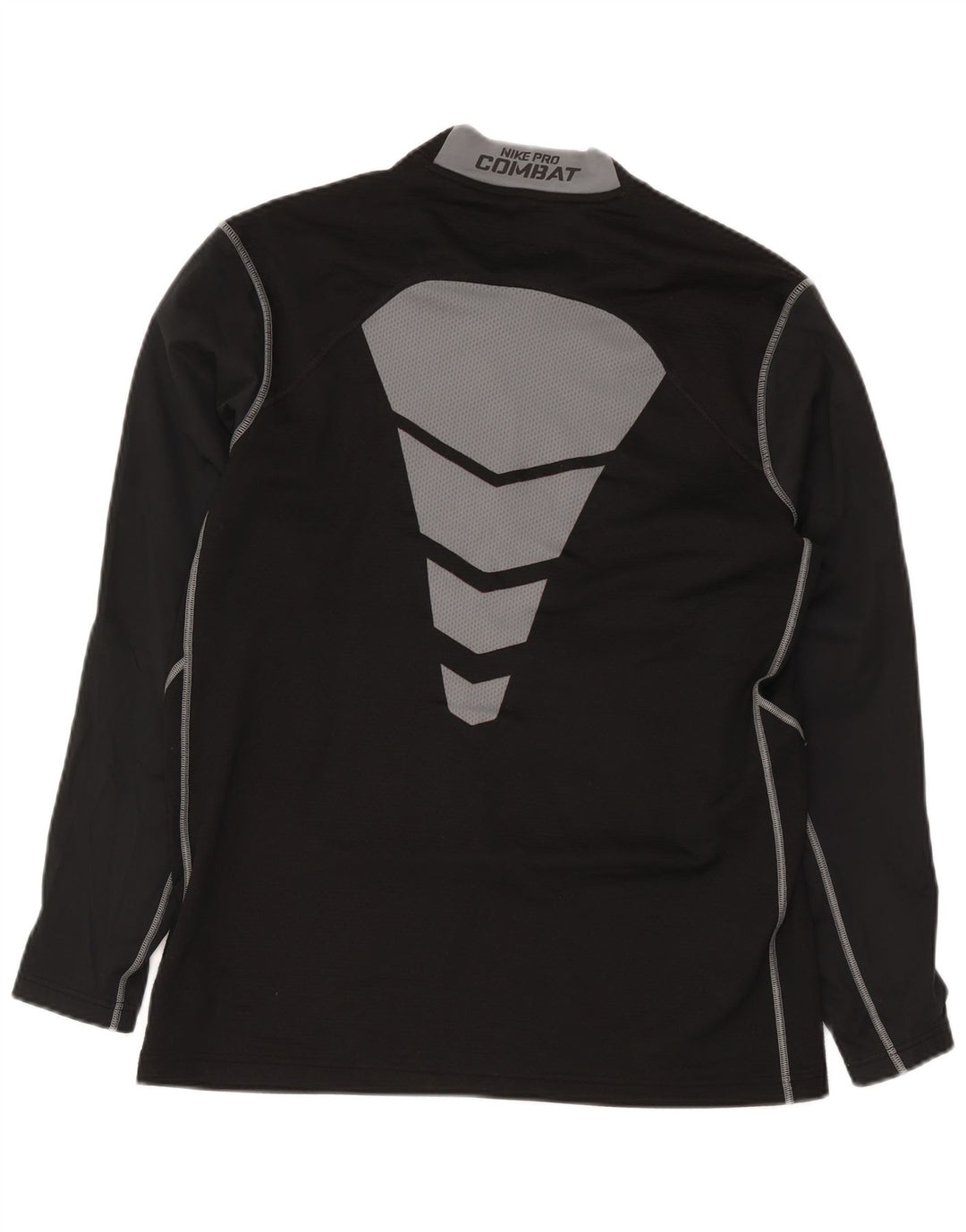 Maglia Nike Dri Fit da uomo a maniche lunghe XL nera in poliestere color block
