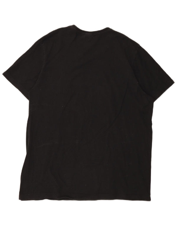 T-shirt grafica da uomo Adidas Top XL in cotone nero