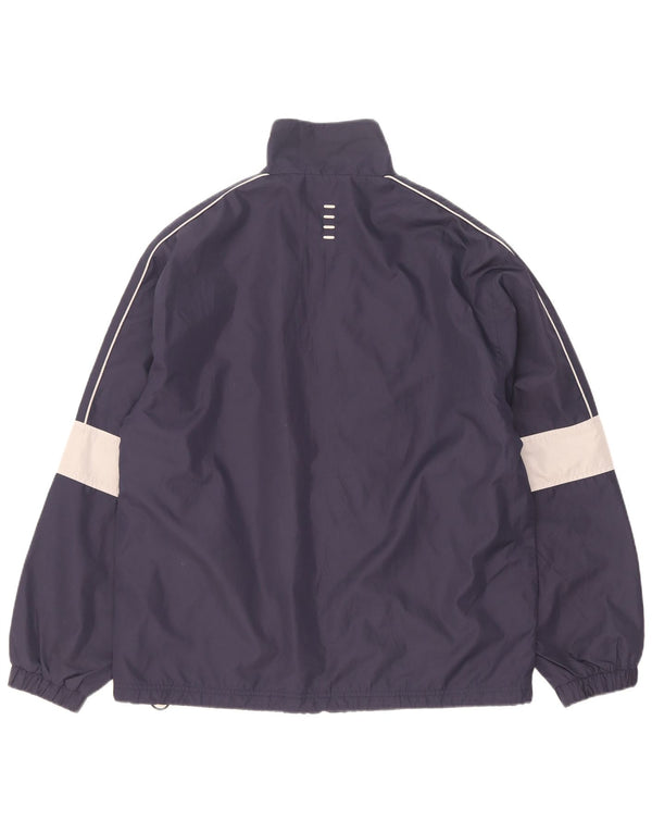 Giacca antipioggia da uomo Fila UK 38 poliestere color block blu navy medio