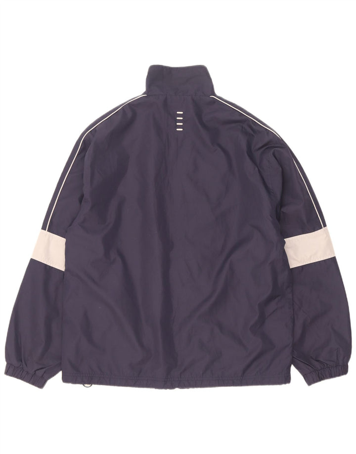 Giacca antipioggia da uomo Fila UK 38 poliestere color block blu navy medio