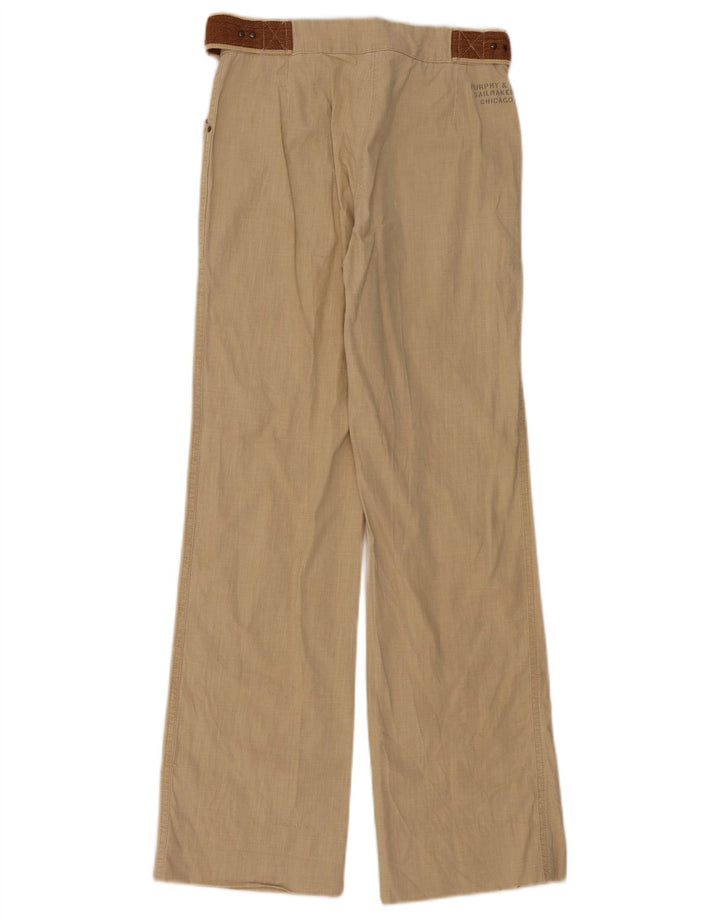 Pantaloni casual bootcut da donna Murphy & Nye W26 L31 cotone beige