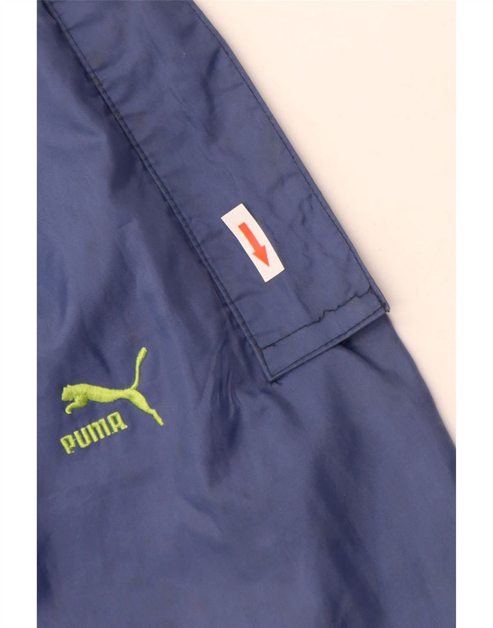 Pantaloni da tuta da uomo Puma Small Blu Navy in poliammide
