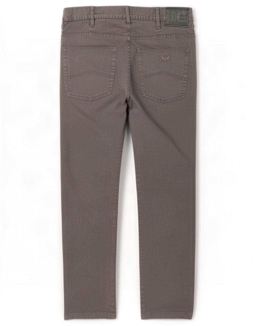 Pantaloni casual da uomo vestibilità regolare Armani W34 L28 cotone grigio
