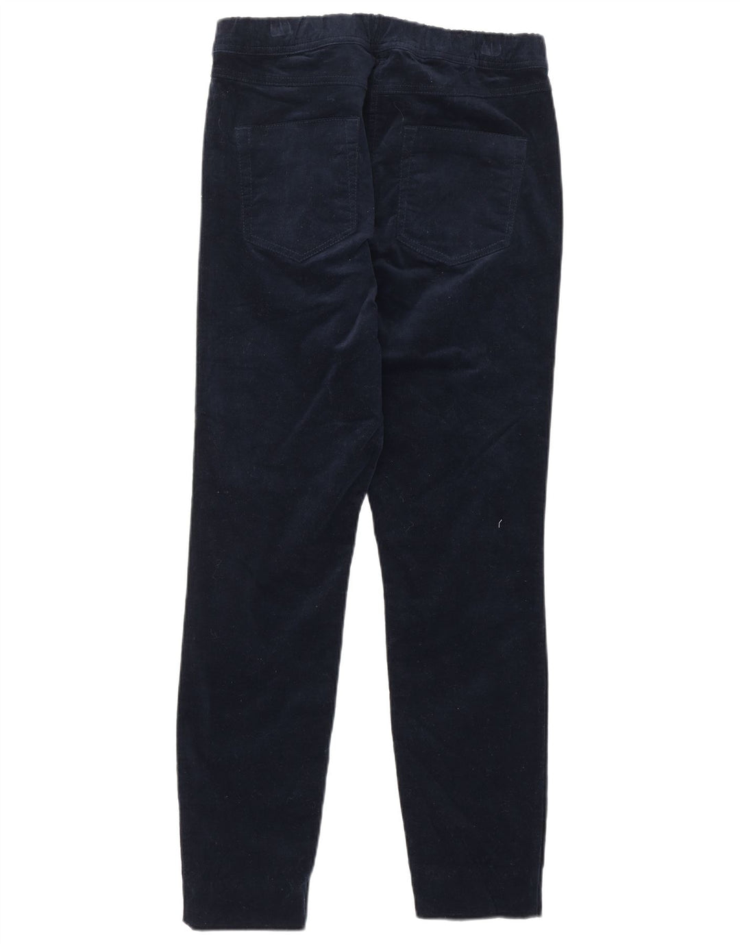 WHITE STUFF Pantaloni casual in velluto da donna UK 12 Medium W30 L28 Blu navy