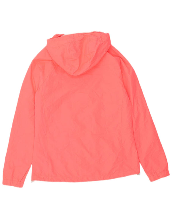 Giacca antipioggia con cappuccio da donna New Balance UK 10 Small Rosa Poliestere