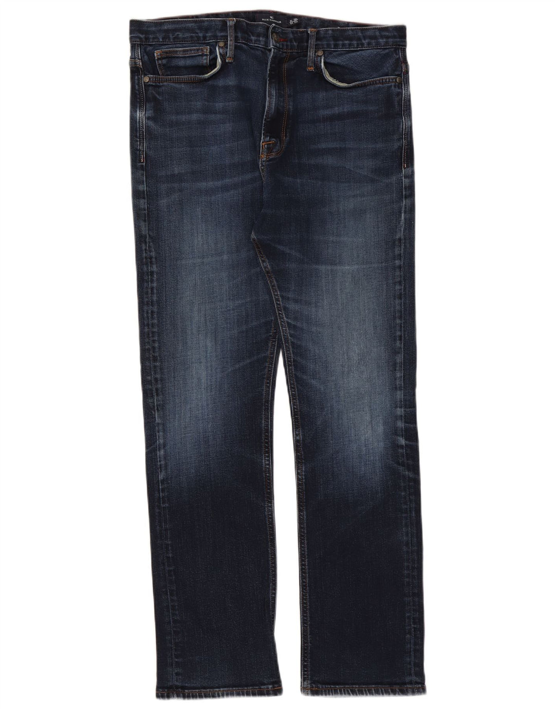 Jeans dritti Marks & Spencer da donna Blue Harbour W36 L31 cotone blu navy