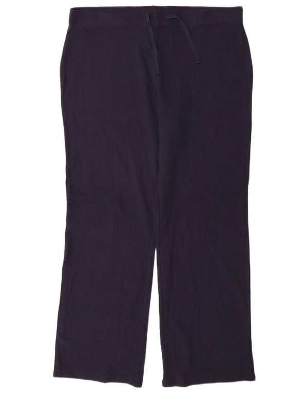 Pantaloni da tuta da donna Marks & Spencer UK 18 XL Cotone blu navy