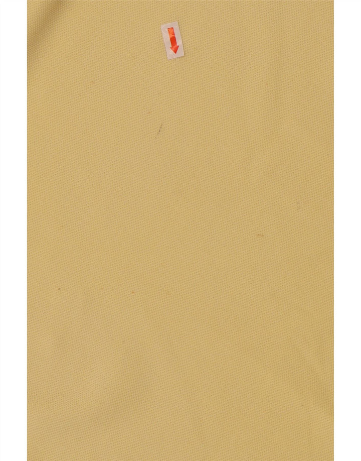 Polo da uomo Lacoste grande in cotone giallo